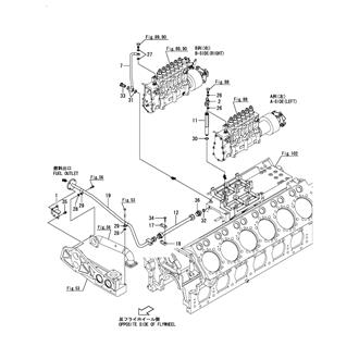 FIG 108. FUEL PIPE(INJECTION PUMP OUT)