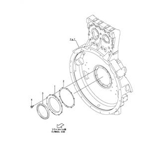 FIG 5. OIL SEAL CASE(SIDE OF FLYWHEEL)