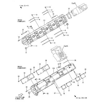 FIG 25. EXHAUST MANIFOLD