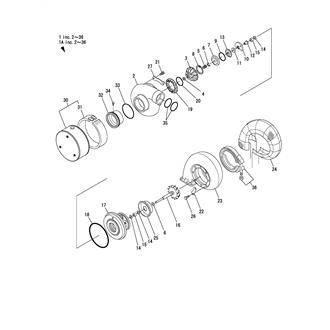 FIG 33. TURBINE(INNER PARTS)(12AYM-WGT)