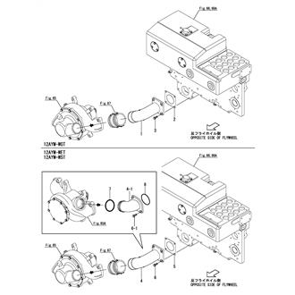 FIG 78. COOLING PIPE(FRESH WATER)(TANK OUTLET)