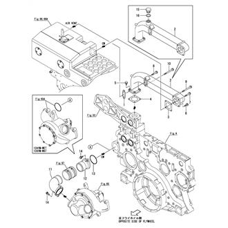 FIG 79. COOLING PIPE(FRESH WATER)(LUB. OIL COOLER INLET/BY-PASS)