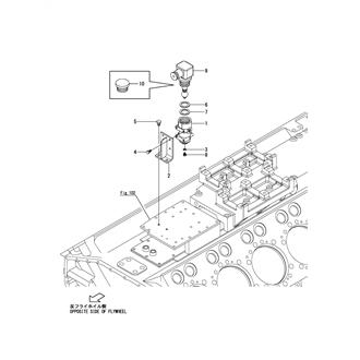 FIG 117. FUEL OVERFLOW TANK(DOUBLE INJECTION PIPE)(HYDRAULIC GOVERNOR SPEC.)