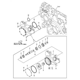 FIG 167. (65A)COOLING PUMP(FRESH WATER)(12AYM-WET/WST)(FROM E04302)