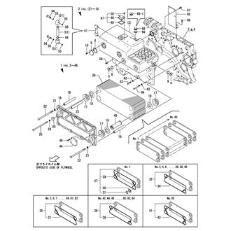 FIG 168. (66A)COOLER(FRESH WATER)(ENGINE ATTACHED)