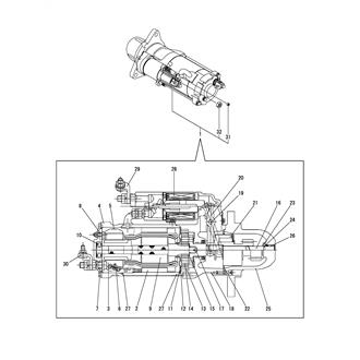 FIG 181. (135B)STARTER MOTOR(INNER PARTS)