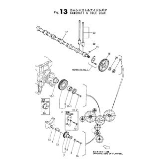 FIG 13. CAMSHAFT & IDLE GEAR