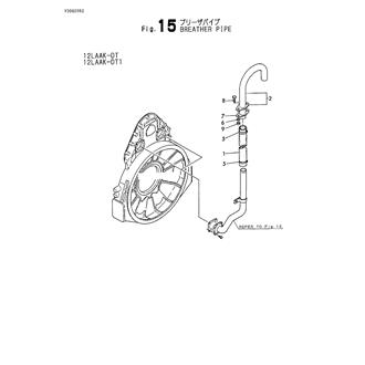 FIG 15. BREATHER PIPE(12LAAK-DT 12LAAK-DT1)