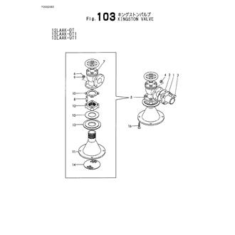 FIG 103. KINGSTON VALVE(12LAAK-DT 12LAAK-DT1 12LAAM-UT1)