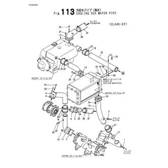 FIG 113. COOLING SEA WATER PIPE(12LAAK-UT1)