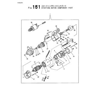 FIG 151. STARTING MOTOR COMPONENT PART