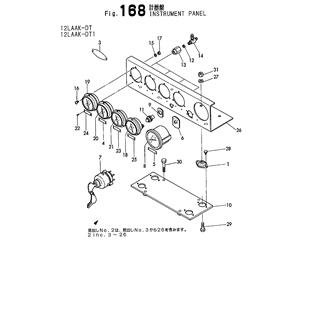 FIG 168. INSTRUMENT PANEL(12LAAK-DT 12LAAK-DT1)