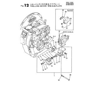 FIG 12. TROLLING DEVICE(B)&SUB-PLATE