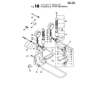 FIG 18. HYDRAULIC OIL PUMP(OPTIONAL)