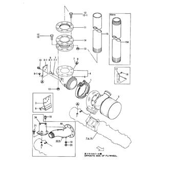 FIG 15. TURBINE & EXHAUST PIPE