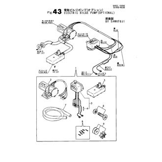 FIG 43. ELECTRIC BILGE PUMP & WASTE OIL PUMP