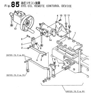 FIG 85. HYD.OIL REMOTE CONTROL STOP