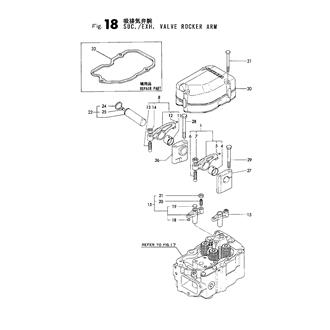 FIG 18. SUC./EXH.VALVE ROCKER ARM