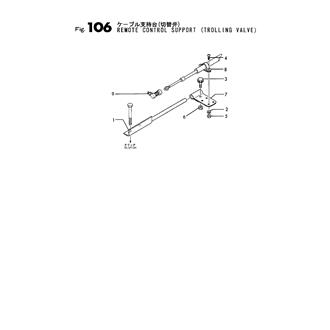 FIG 106. REMOTE CONTROL SUPPORT(TROLLING VALVE)