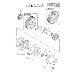 FIG 15. OUTPUT SHAFT(YX-150L)