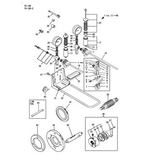 FIG 27. HYD.PUMP & PRESS.GAUGE(YX-180)