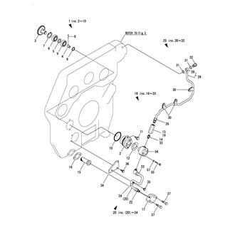 FIG 21. TRAILING PUMP & LUB. OIL PIPE(YX-180L)