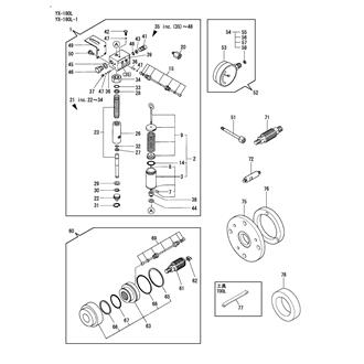 FIG 28. HYD.PUMP & PRESS.GAUGE(YX-180L)