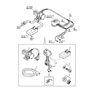 FIG 90. (76B)BILGE PUMP(STD)(1993.11 TO 1996.12)