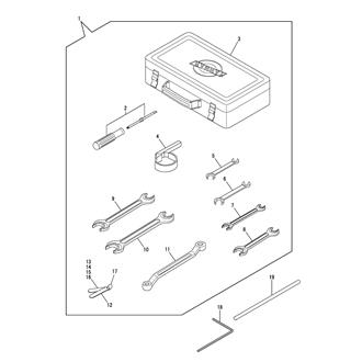 FIG 94. (80B)ENGINE TOOL(OPTIONAL SPEC)