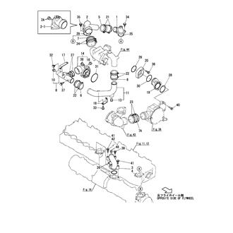 FIG 47. COOLING FRESH WATER PIPE(UP TO 1986.3)