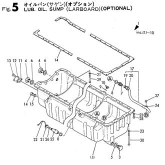 FIG 5. LUB. OIL SUMP(LARBOARD)(OPTIONAL)