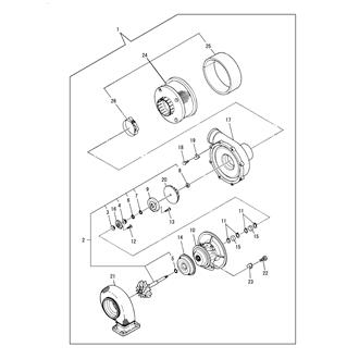 FIG 16. TURBINE(INNER PARTS)(NEW)