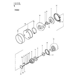 FIG 101. (16A)TURBINE(INNER PARTS)