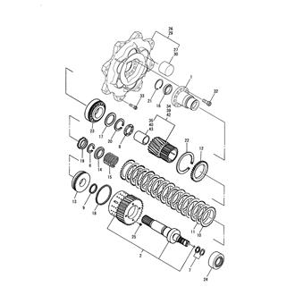 FIG 22. (5A)INPUT SHAFT & DAMPER COUPLING(YX-120L-5)