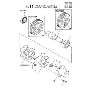 FIG 11. OUTPUT SHAFT(YX-152L)