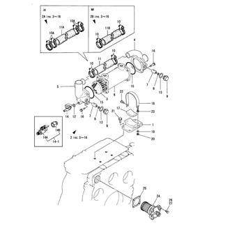 FIG 13. LUB. OIL COOLER & FILTER