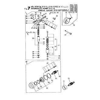 FIG 7. HYD.PUMP(F1) & GAUGE(OPTIONAL)