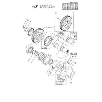 FIG 7. OUTPUT SHAFT