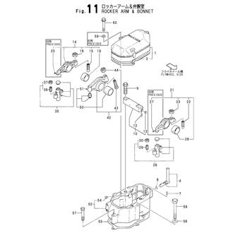 FIG 11. ROCKER ARM & BONNET