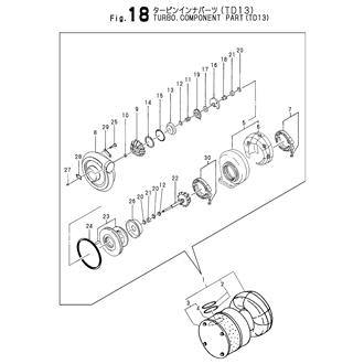 FIG 18. TURBO.COMPONENT PART(TD13)