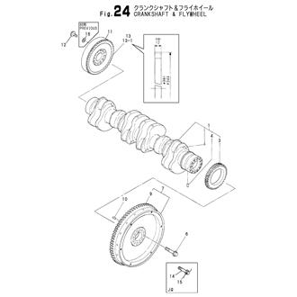 FIG 24. CRANKSHAFT & FLYWHEEL