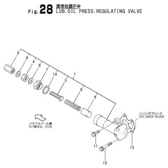 FIG 28. LUB.OIL PRESS.REGULATING VALVE