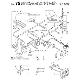 FIG 72. WIRE HARNESS(ECO MARINE) & SENSOR(FLOAT TYPE)