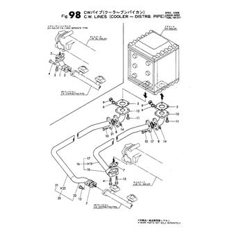 FIG 98. C.W.LINES(COOLER-DISTRIB.PIPE)