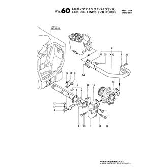 FIG 60. LUB. OIL LINES (XR PUMP)