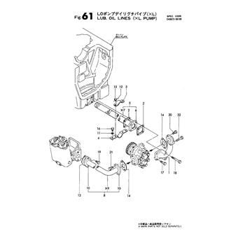 FIG 61. LUB. OIL LINES (XL PUMP)