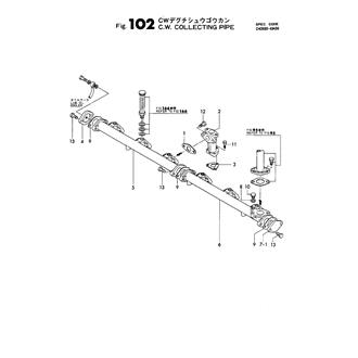 FIG 102. C.W.COLLCTING PIPE