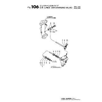 FIG 106. C.W.LINES(AIR CHARGING VALVE)