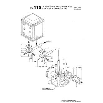 FIG 115. C.W.LINES(AIR COOLER)