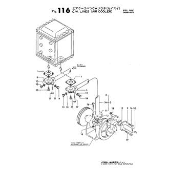 FIG 116. C.W.LINES(AIR COOLER)